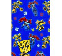 Danilo Transformers Lot de 2 feuilles de papier cadeau, 2 étiquettes, 70 cm x 50 cm, anniversaire