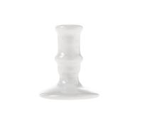 Danilovo Bougeoir Pointu en Céramique pour Bougies Fines - Fabriqué à la Main - Stable - Décoration de Salon (Blanc Classique, 1)