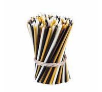 Danilovo Bougies à la Cire d’Abeille (Multicolores) - Bougies Orthodoxe pour Prière, Décoration de Table, 150 Pièces (3 Couleurs, Hauteur 16,5 cm)