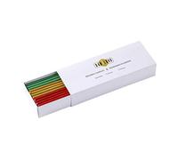 Danilovo Bougies à la cire d'abeille (multicolores) - Bougies orthopédiques pour prière, rituels, décoration de table - Non toxique, suie - Sans goutte, produits durables (30, hauteur 18,5 cm)