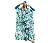 DANIOS Maillot de Bain Musulman Modeste pour Femmes Couverture complète Maillots de Bain Burkini Islamique Hijab Maillot de Bain 4 pièces