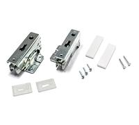 daniplus Charnière de porte supérieure et inférieure compatible avec Bauknecht Whirlpool Réfrigérateur, congélateur - 481231018672