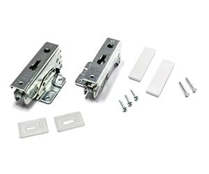 daniplus Charnière de porte supérieure et inférieure compatible avec Bauknecht Whirlpool Réfrigérateur, congélateur - 481231018672