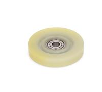 daniplus© Roulette pour tambour avec roulement à billes compatible avec sèche-linge AEG Electrolux 136405900, 1364059004