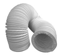 Daniplus Tuyau d'évacuation d'air en PVC flexible Diamètre : 100/102 mm, longueur : 3 m Pour climatisation, sèche-linge, hotte