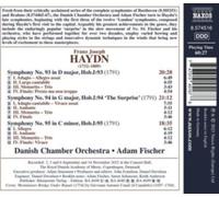 Joseph Haydn – Symphonies tardives, vol. 1 : nos. 93–95 – CD – NAXOS