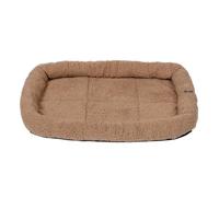 Danish Design Essentials Matelas pour Chien Beige Taille S 58 x 41 cm - Lit et Cage et Tapis de Voyage Lavable en Machine