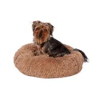 Danish Design Essentials Panier Moelleux en Forme de Donut pour Chien - Beige - Taille M 50 cm - Confortable et Moelleux - Lavable en Machine