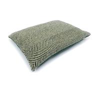 Danish Design Green Herringbone - Housse de Couette en Polaire Sherpa pour Adulte/Senior/Chiot - Housse de Couette Uniquement pour Chien - Taille M