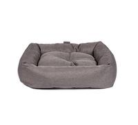 Danish Design Lit anti-bactérien anti-taches et anti-odeurs pour chien/chiot Gris Taille S 61 cm
