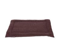 Danish Design Matelas de Cage pour Chien - Polaire Sherpa - Rembourrage recyclé Ecoflex - Mauve - Taille L