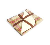 Danish Design Newton Couverture résistante Lavable en Machine Motif Carreaux Vert Mousse Taille S