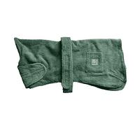Danish Designs Peignoir réglable en Coton avec Velcro pour Chien/Chiot Vert 30,5 cm