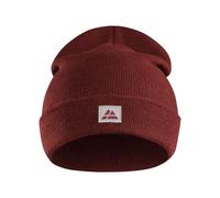 DANISH ENDURANCE Bonnet Recyclé, Bonnet d'hiver Chaud en Tricot Doux pour Hommes et Femmes, pour Le Quotidien et l'Extérieur, Rouge, One Size