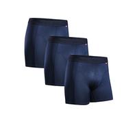 DANISH ENDURANCE Boxer Homme Sport Respirant et Doux, Anti-Frottement, Lot de 3, Bleu, 2XL
