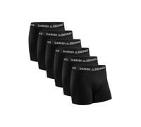 DANISH ENDURANCE Boxers Hommes, Caleçons en Coton Ultra Doux avec ou sans Braguette, Lot de 3, 6 ou 10, Noir, 4XL