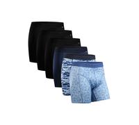 DANISH ENDURANCE Boxers 'Sports Trunks' bleu / rouge / noir, Taille M