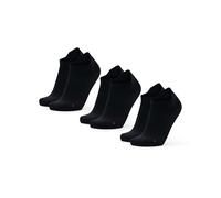DANISH ENDURANCE Chaussettes Courtes de Running, Respirantes & Anti-Ampoules, Homme Femme, 3 ou 5 Paires, Noir, 43-47