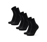 DANISH ENDURANCE Chaussettes de Course avec un Ajustement Précis, 3 ou 5 Paires, Noir, 48-51