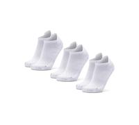 DANISH ENDURANCE Chaussettes Courtes de Running, Respirantes & Anti-Ampoules, Homme Femme, 3 ou 5 Paires, Blanc, 43-47