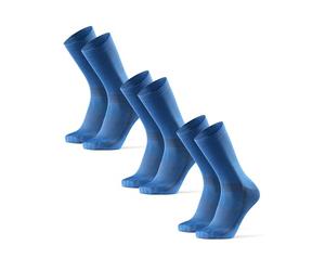 DANISH ENDURANCE Chaussettes de Cyclisme Performance, pour Hommes et Femmes, Unisexes, Lot de 3 ou 5, Bleu, 39-42