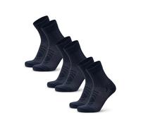 DANISH ENDURANCE Chaussettes de Randonnée en Laine Mérinos Chaudes, Unisexes, 3 & 5 Paire, Bleu Marine, 43-47