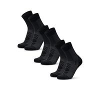 DANISH ENDURANCE Chaussettes de Randonnée en Laine Mérinos Chaudes, Unisexes, 3 & 5 Paire, Noir, 48-51