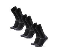 DANISH ENDURANCE Chaussettes de sport 'Hiking Classic' gris / noir, Taille 39-42