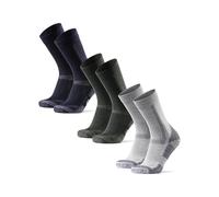 DANISH ENDURANCE Chaussettes de sport 'Hiking Classic' bleu foncé / gris / noir, Taille 39-42