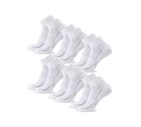 DANISH ENDURANCE Chaussettes de Sport Rembourrées, en Coton Bio, pour Hommes & Femmes, Unisexes, Lot de 3 ou 6 Blanc 43-47