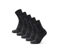 DANISH ENDURANCE Chaussettes de Randonnée en Laine Mérinos Légères, Lot de 3 ou 5 - Chaussettes Anti-Ampoules, Chaudes Homme & Femme
