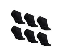 DANISH ENDURANCE Chaussettes en Fibre de Bambou, Ultra Douces & Respirantes, Homme Femme, 6 Paires, Noir, 43-47