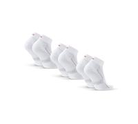 DANISH ENDURANCE Chaussettes Sport en Coton, Lot de 3 ou 6, Blanc, 48-51