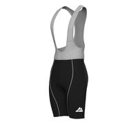 DANISH ENDURANCE Cuissard Vélo à Bretelles, Rembourrage 3D, Short Cyclisme Homme Respirant & Stretch, Noir/Gris, XL