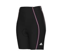 DANISH ENDURANCE Cuissard Vélo Femme, Rembourrage 3D, Short de Cyclisme Respirant et Élastique, Black/Pink, L