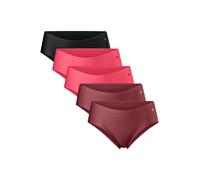 DANISH ENDURANCE Culotte 'Invisible Hipster' rose / bourgogne / noir, Taille S