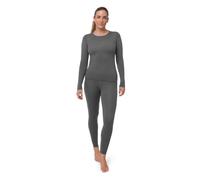 DANISH ENDURANCE Ensemble Thermique en Mérinos Femme, Gris, XL