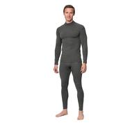 DANISH ENDURANCE Ensemble Thermique Mérinos Homme, 250 g/m², Gris Foncé, XL