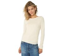 DANISH ENDURANCE Haut Thermique en Laine Merinos pour Femme, sous-Vêtements Thermiques. Couche de Base d'hiver, Blanc Cassé, XS