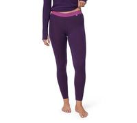 DANISH ENDURANCE Leggings Thermiques en Laine Mérinos pour Femmes, Violet, L