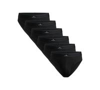 DANISH ENDURANCE Lot de 3 ou 6 Slips en Coton Stretch,Ultra Doux et Confortable, Respirant, pour Homme, Noir - Lot de 6, X-Large