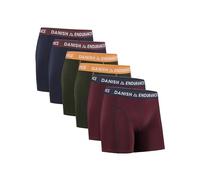 DANISH ENDURANCE Lot de 6 boxers pour homme en coton doux, extensible, confortable et sans étiquette, avec braguette ou sans, XL