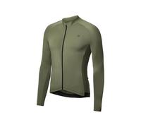 DANISH ENDURANCE Maillot Cyclisme Homme, Manches Longues, Longue Distance | Maillot Cyclisme Manches Longues, Respirant, Zip Intégral Ajustable, Poches Arrière, pour Longues Sorties à Vélo
