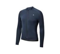 DANISH ENDURANCE Maillot Cyclisme Homme, Manches Longues, Longue Distance | Maillot Cyclisme Manches Longues, Respirant, Zip Intégral Ajustable, Poches Arrière, pour Longues Sorties à Vélo