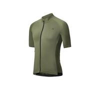 DANISH ENDURANCE Maillot Cyclisme Manches Courtes, Poches Arrières, Respirant & Léger, Vélo Homme Vert Olive M