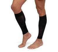 DANISH ENDURANCE Manchons de Compression pour Mollets, 21-26 mmHG, Hommes et Femmes, Unisexe, Lot de 1 ou 3, Noir, S