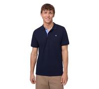 DANISH ENDURANCE Polo pour Homme Adulte, Coton Biologique, Lot de 1 ou 2, Bleu Foncé/Bleu Clair, XXL