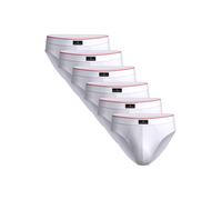 DANISH ENDURANCE Slip 'Classic' rouge feu / blanc, Taille M