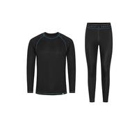DANISH ENDURANCE sous-Vêtements Thermiques, Lot de 1 ou 2, Noir/Blue, M