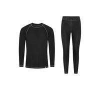 DANISH ENDURANCE sous-Vêtements Thermiques, Lot de 1 ou 2, Noir/Gris, L